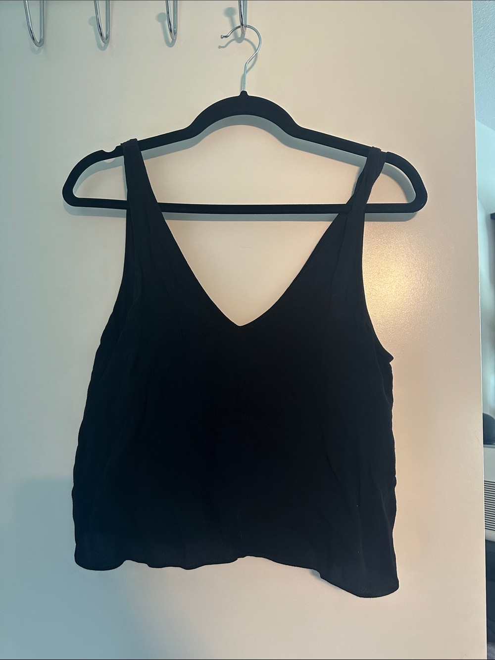 Wilfred Black V-Neck Wide-Strap Tank